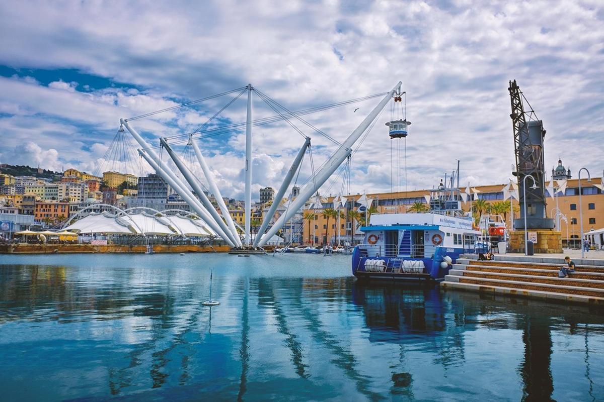 Casa Cimella, Un Nido Nel Cuore Del Porto Antico Cod Citra 010025-Lt-2629 Genua Exteriör bild